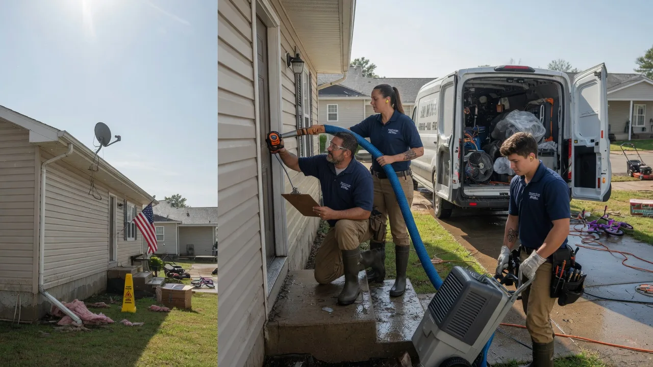 Ceiling Water Damage Restoration in Clintonville, WI near me